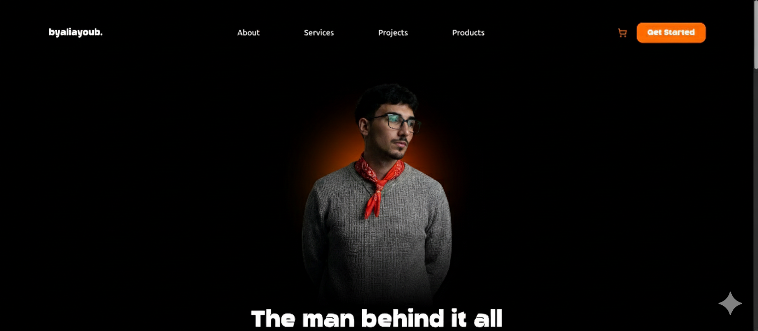 Hasan Naim Portfolio Website Mockup